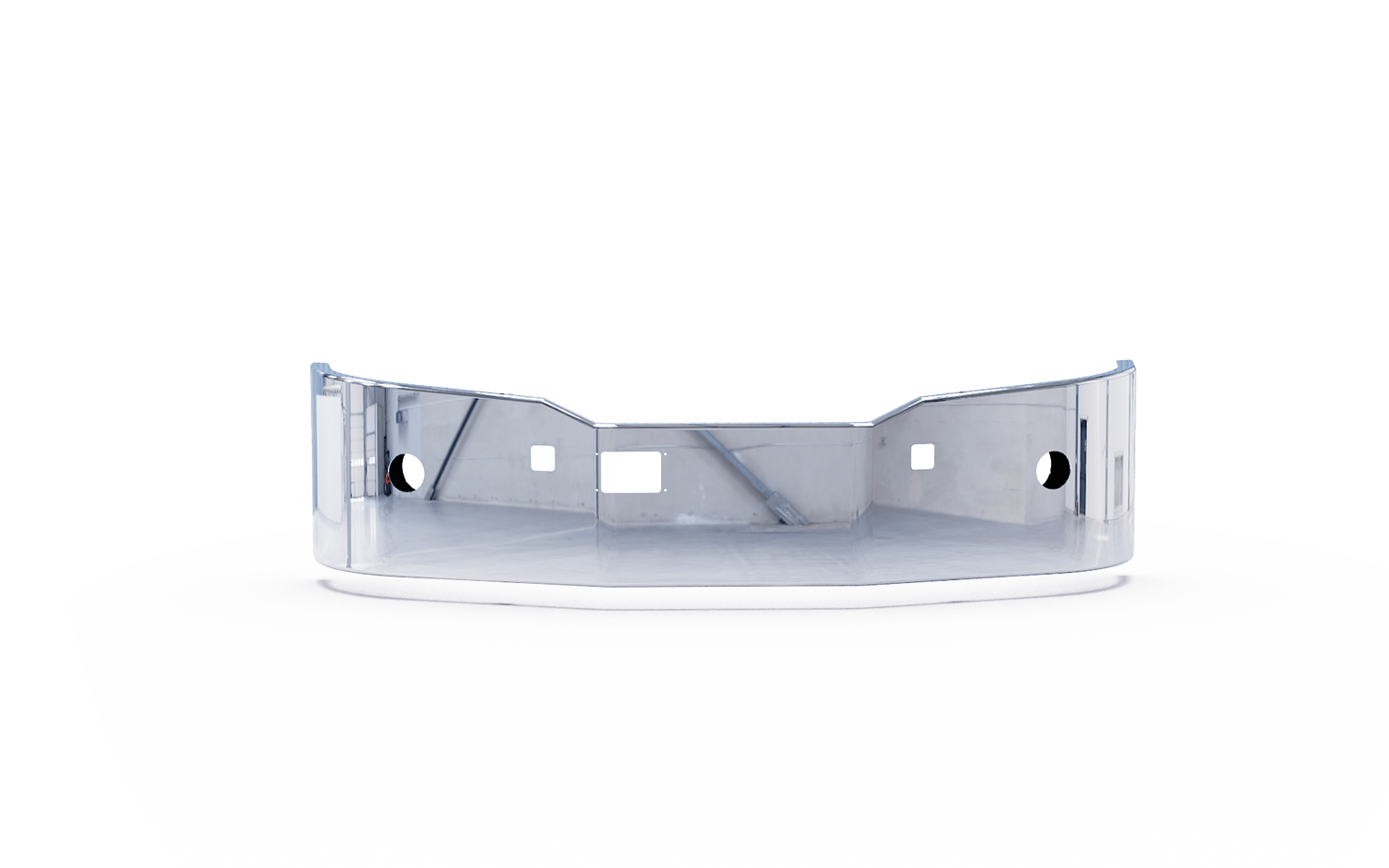 Chrome bumper for Kenworth T680 Next Gen (2021+) Galhor Bumper