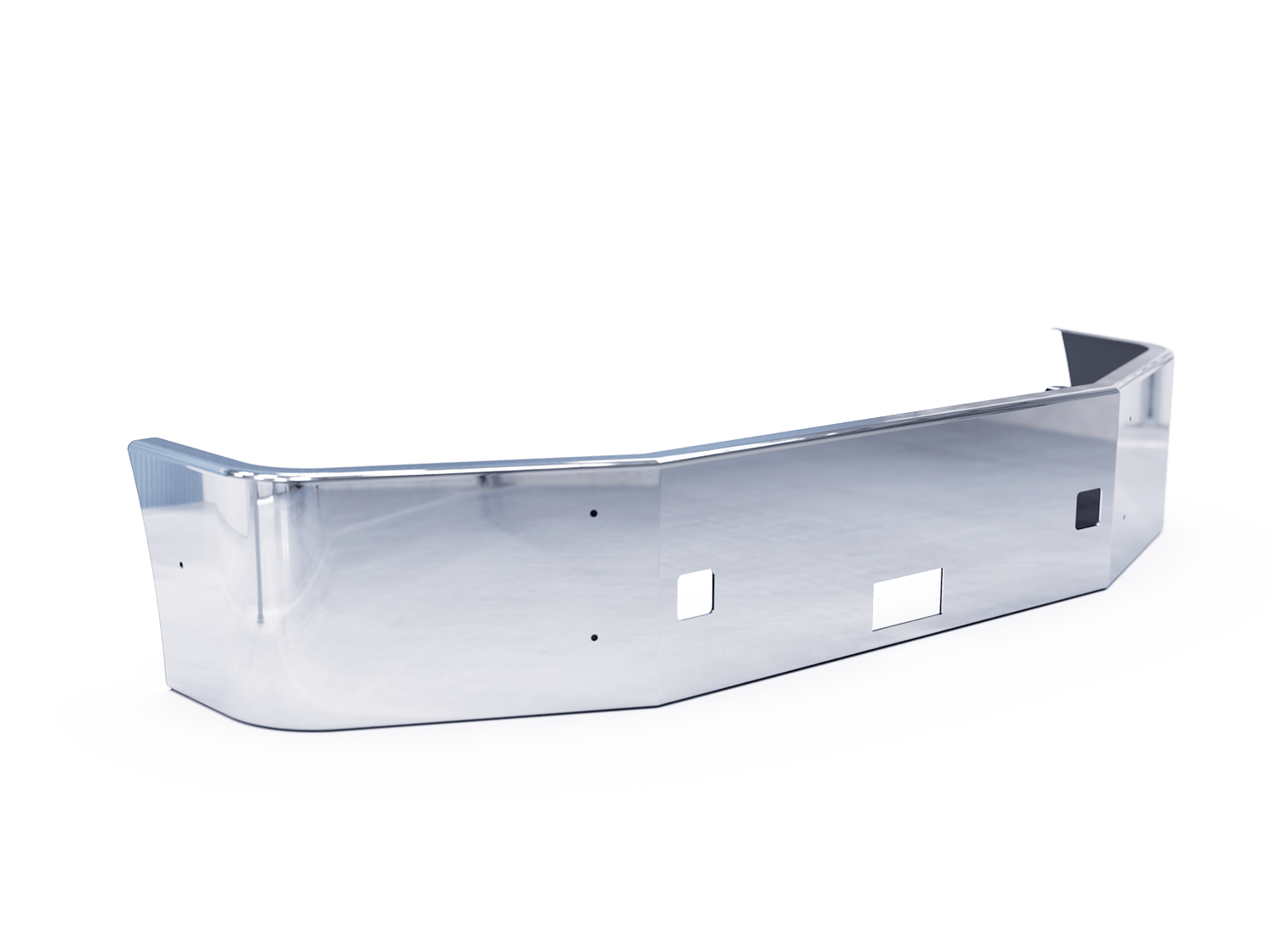 Chrome bumper for Peterbilt 386 (2002–2014) Galhor Bumper